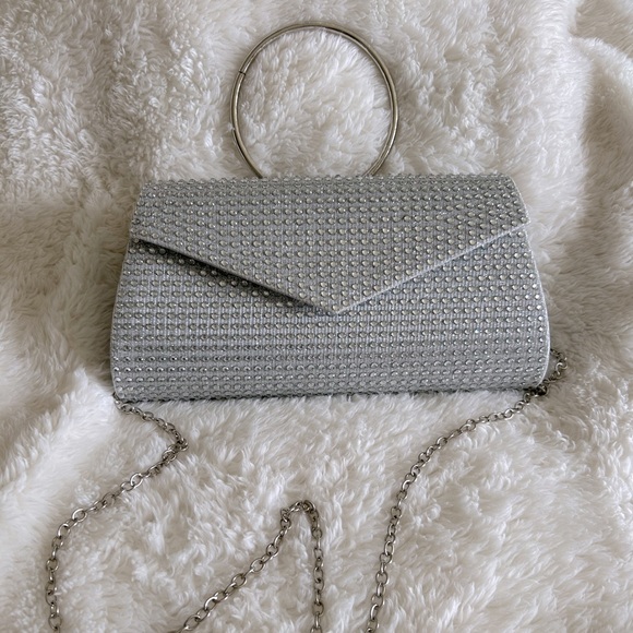 Jessica McClintock Crossbody Clutch Purse - Picture 2 of 7